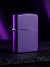 Zippo Reg Purple Matte | Custom Engrave - Laser Art MTL