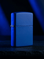 Zippo Royal Blue Matte | Custom Engrave - Laser Art MTL
