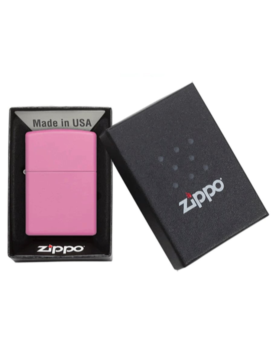 Zippo Pink Matte | Custom Engrave - Laser Art MTL