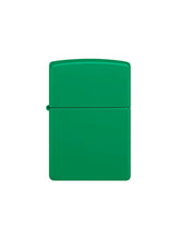 Zippo Reg Grass Green Matte Ltr | Custom Engrave - Laser Art MTL