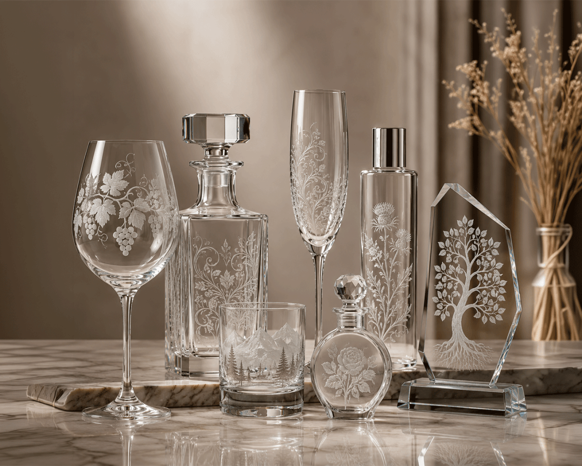 Glass Etching and Engraving - Laser Art MTL