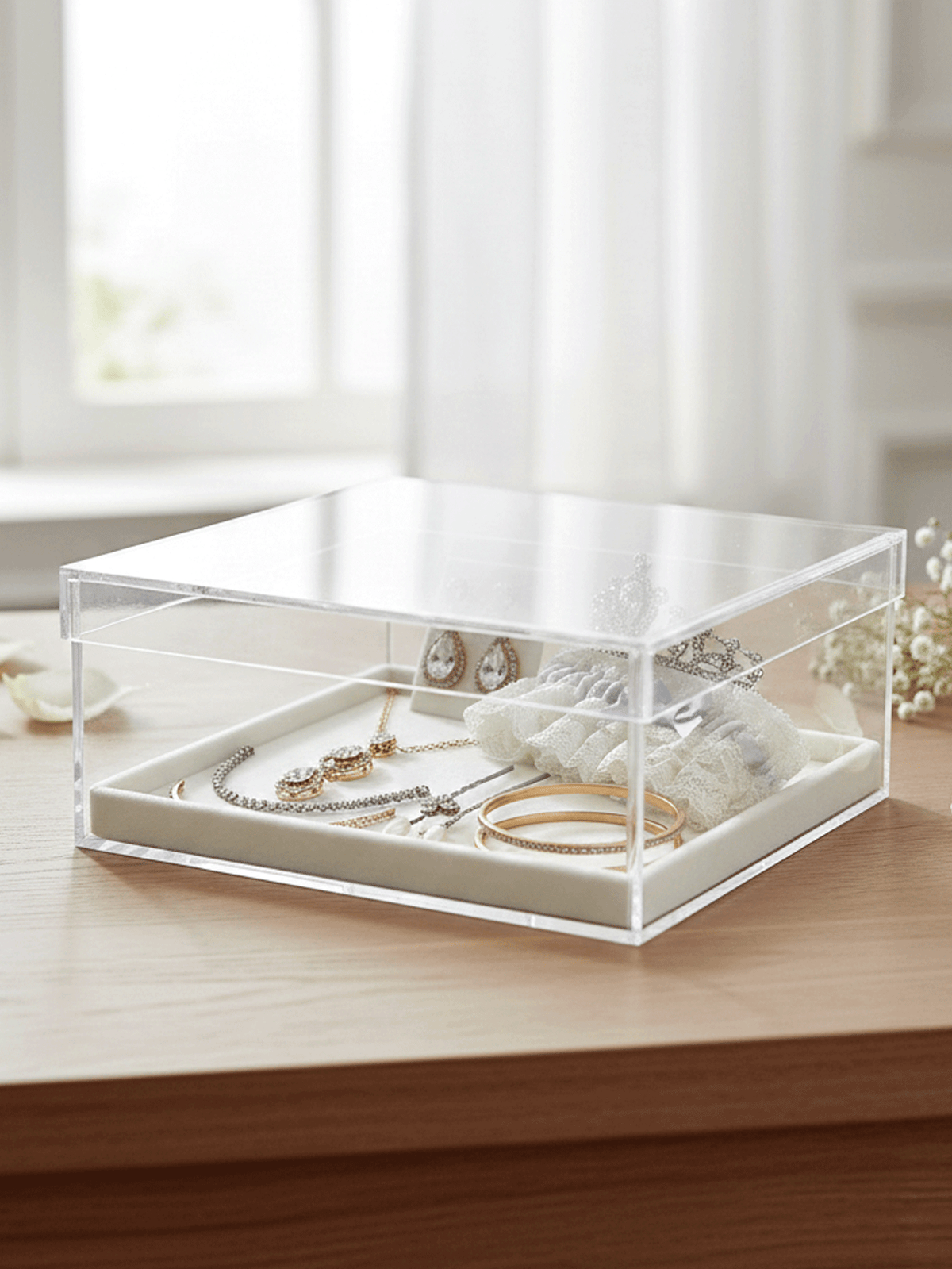 Custom Acrylic box with lid