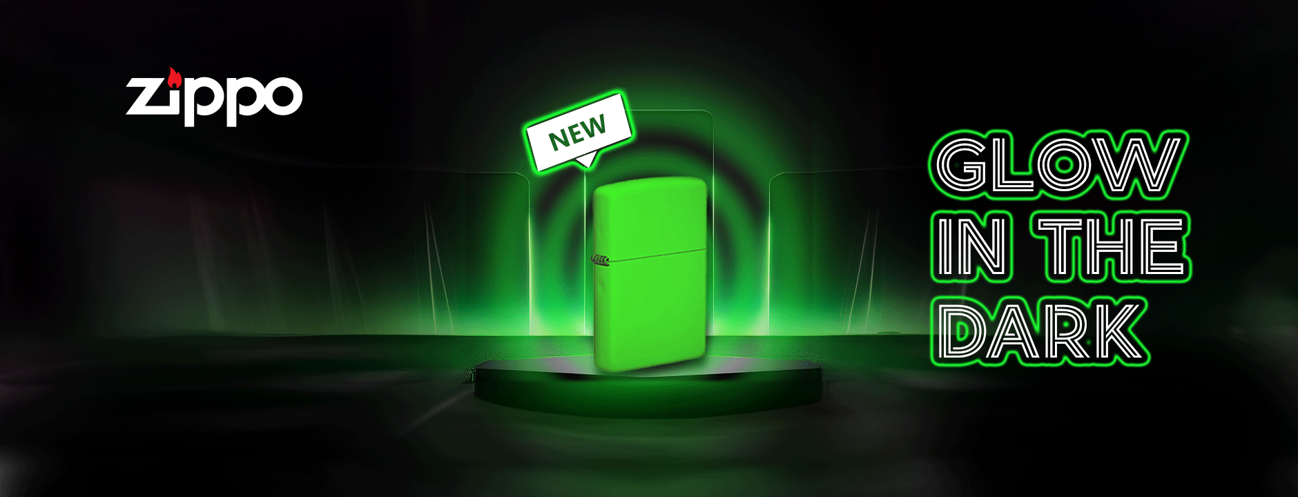 Zippo Glow in the dark Banner - Laser Art MTL