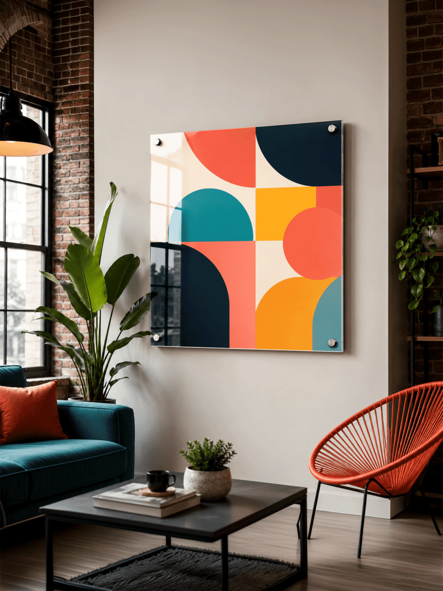 Acrylic Print - Square Ratio - Laser Art MTL Main image