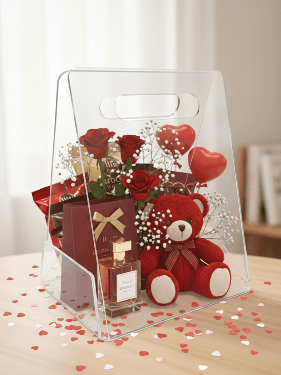 Clear Flower Bags | Acrylic - Laser Art MTL Main image
