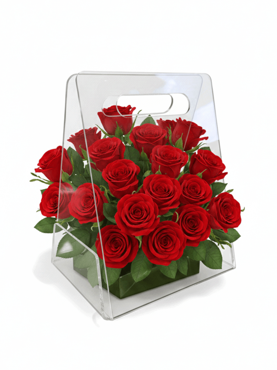 Clear Flower Bags | Acrylic - Laser Art MTL