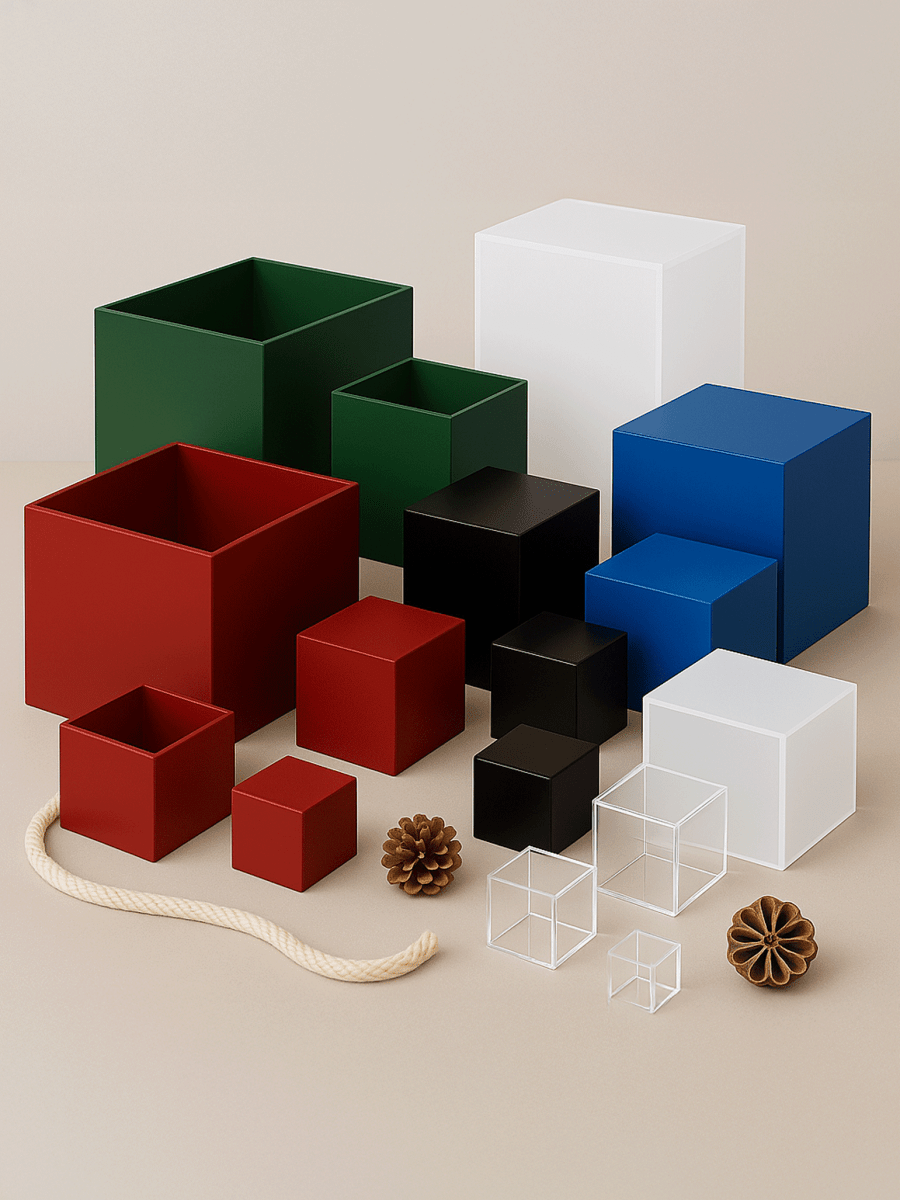 Custom Acrylic Box | 5 - Sided Box - Laser Art MTL
