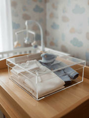 Custom Acrylic box with lid - Laser Art MTL