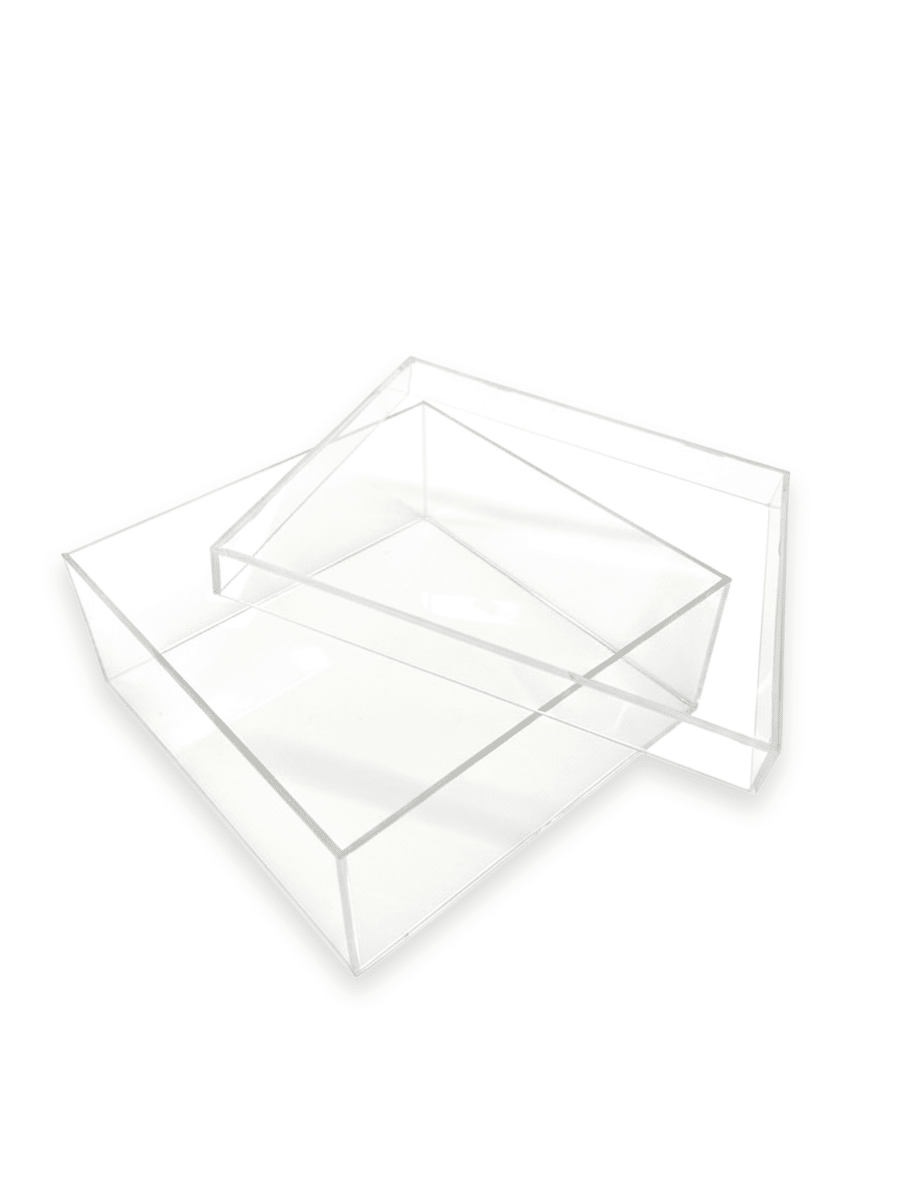 Customized Acrylic Box Custom Acrylic box with lid - Laser Art MTL