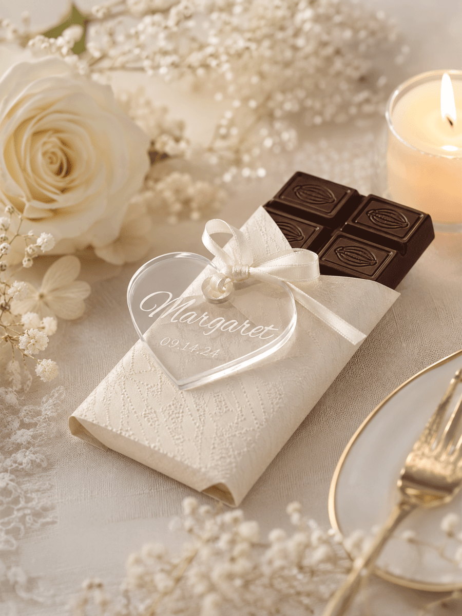 Custom Chocolate Favors - Laser Art MTL