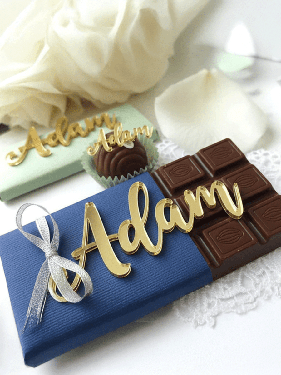 Custom Chocolate Favors - Laser Art MTL