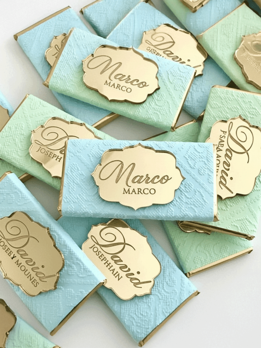 Custom Chocolate Favors - Laser Art MTL