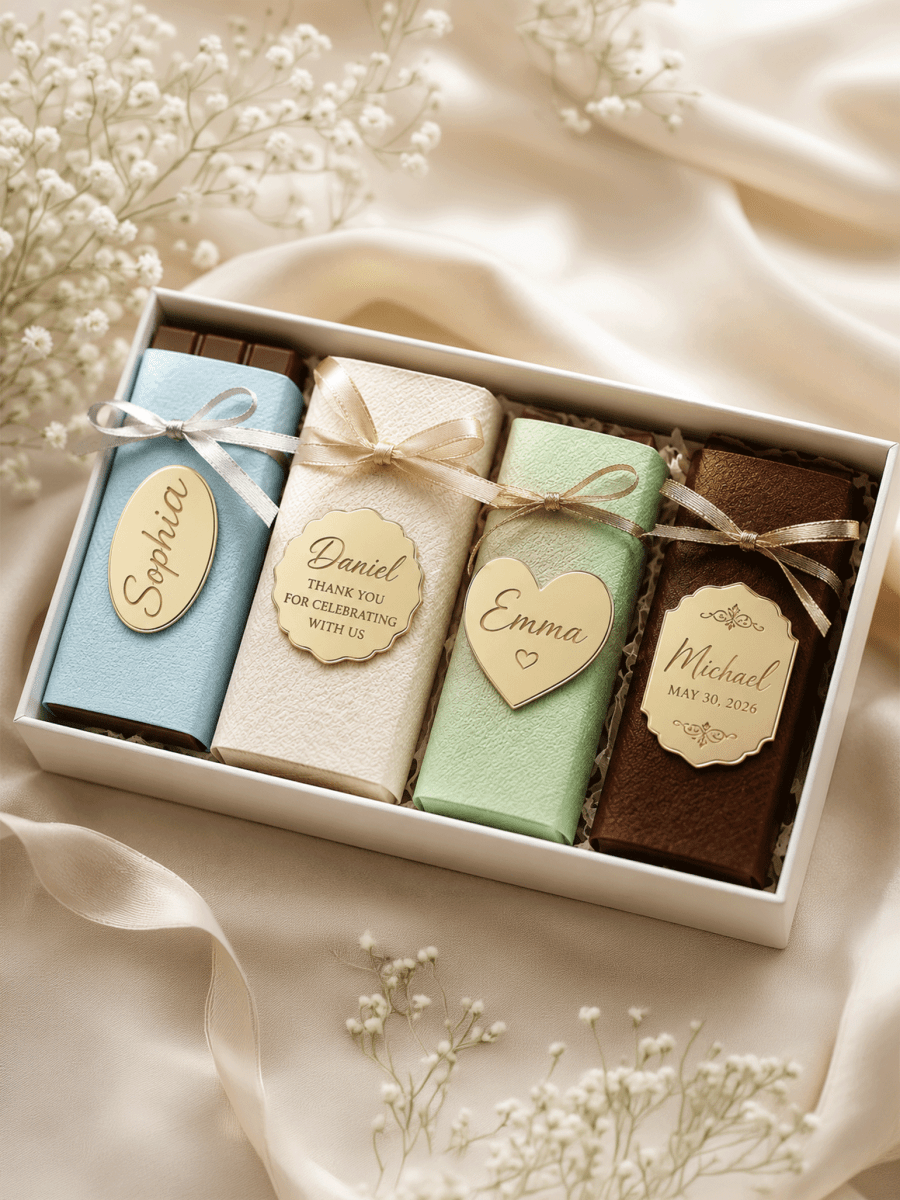 Custom Chocolate Favors - Laser Art MTL