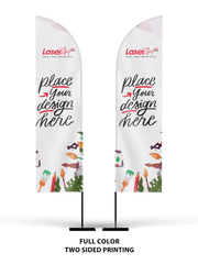 Custom Feather Flags - Laser Art MTL