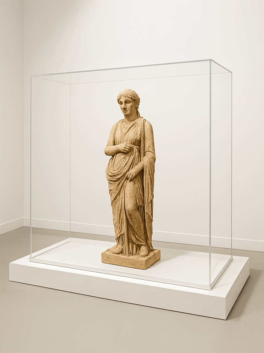 Custom Museum Exhibition Display cases | Acrylic | Plexiglass - Laser Art MTL Main image