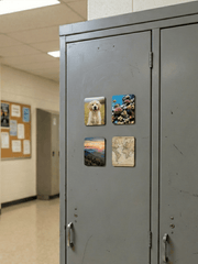 Custom Square Photo Magnet – Turn Memories into Decor - Laser Art MTL