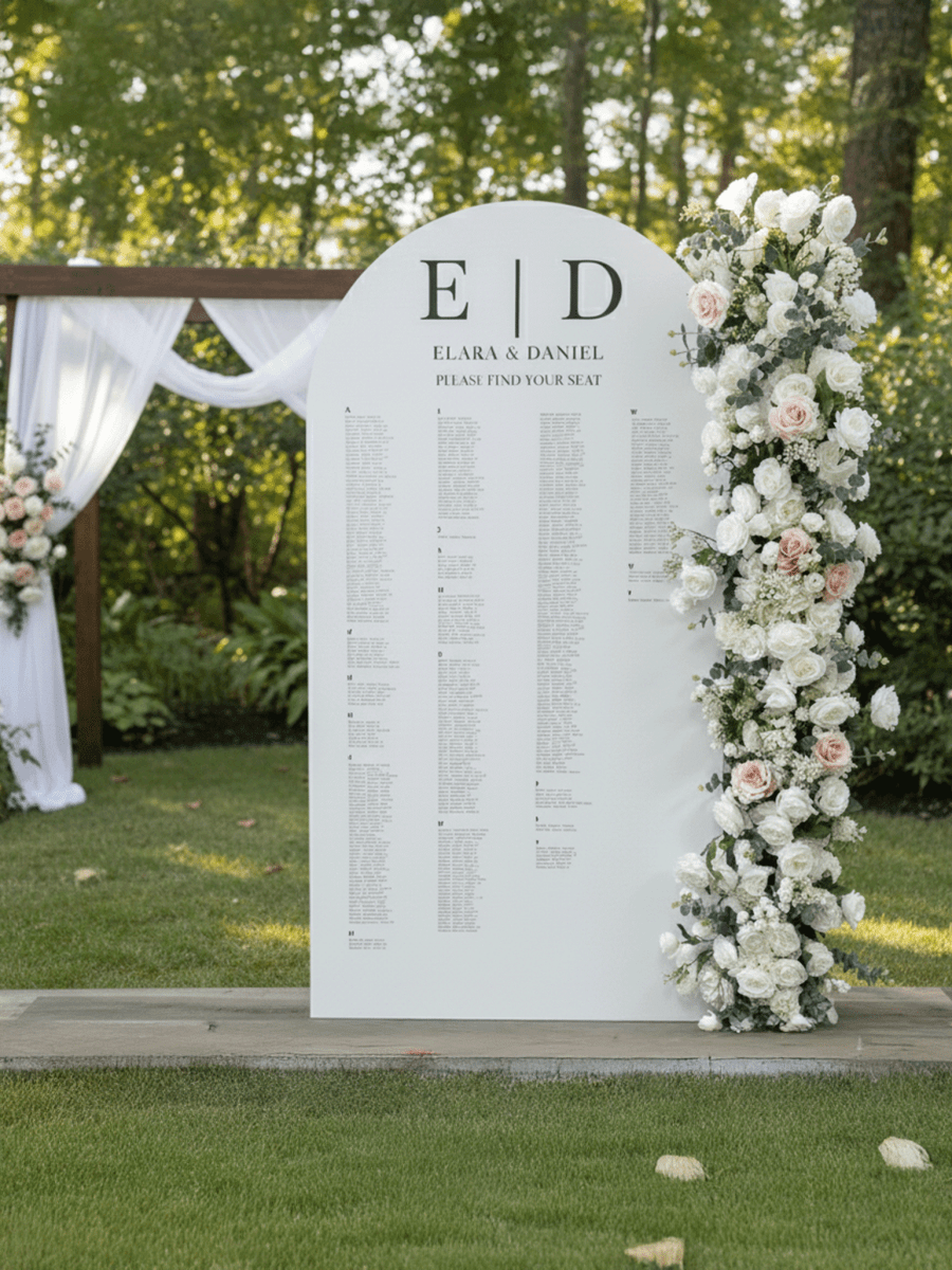 Custom Wedding Seating Chart Secondary image
