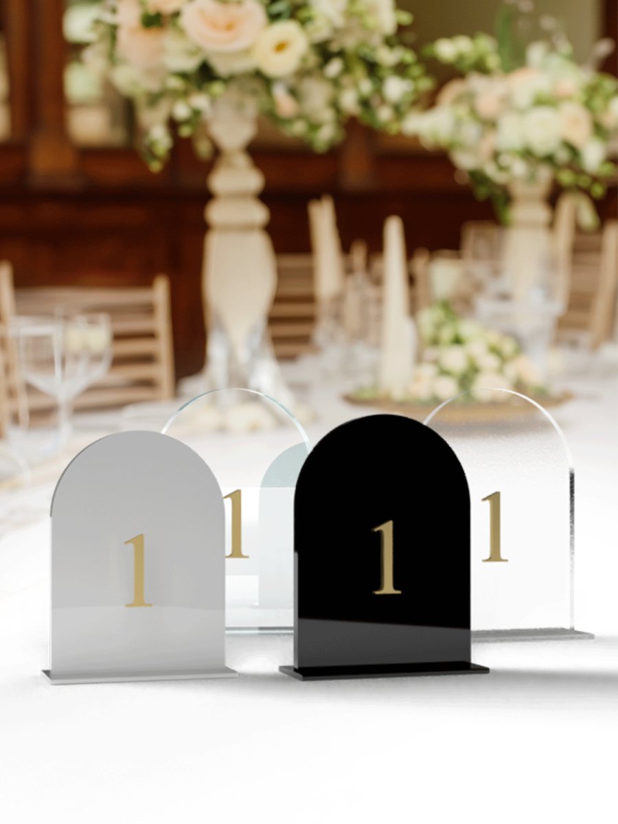 Custom Wedding Table Numbers - Laser Art MTL Main image