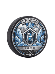 Customized Ice Hockey Pucks - Laser Art MTL