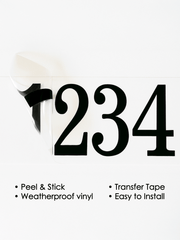 Die - Cut Vinyl Numbers Kit (6) - Laser Art MTL