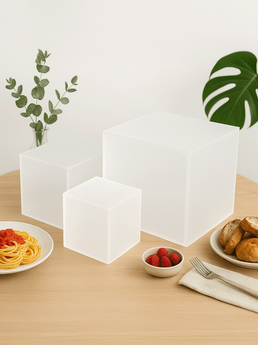 Frosted Acrylic 5 - Sided Box - Laser Art MTL