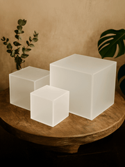 Frosted Acrylic 5 - Sided Box - Laser Art MTL