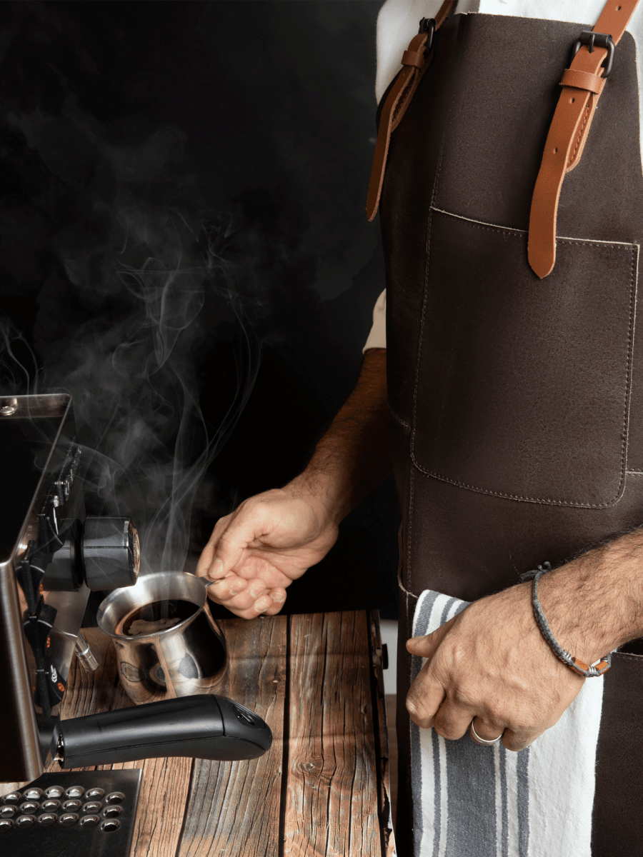 Leather Work Apron - Laser Art MTL