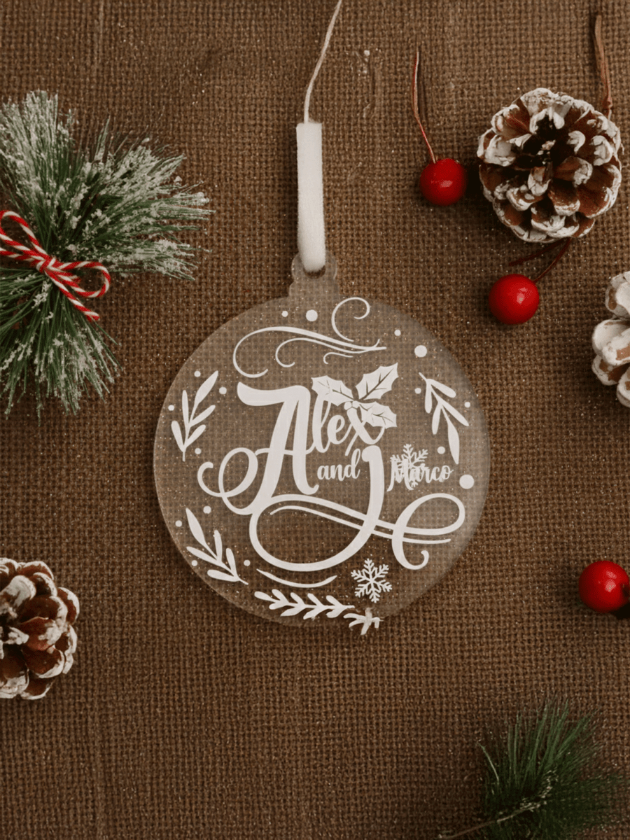 Personalized Christmas Ornaments - Laser Art MTL
