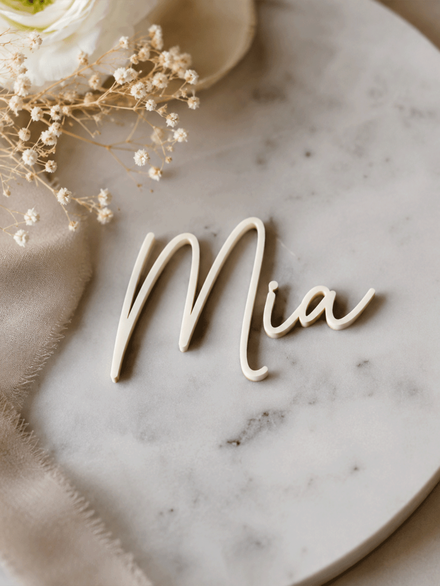 Personalized Name plate cutout - Laser Art MTL