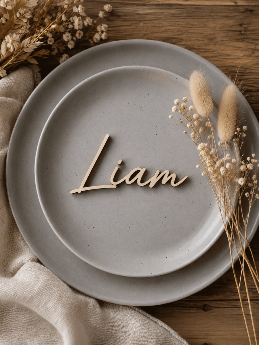 Personalized Name plate cutout - Laser Art MTL
