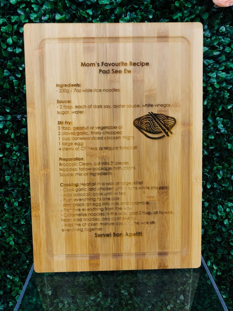 Personalized your cutting board Engraving | Service - Laser Art MTL