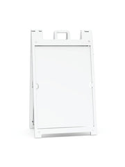 Plastic A-Frame Sign - Deluxe, 24 x 36" - Laser Art MTL