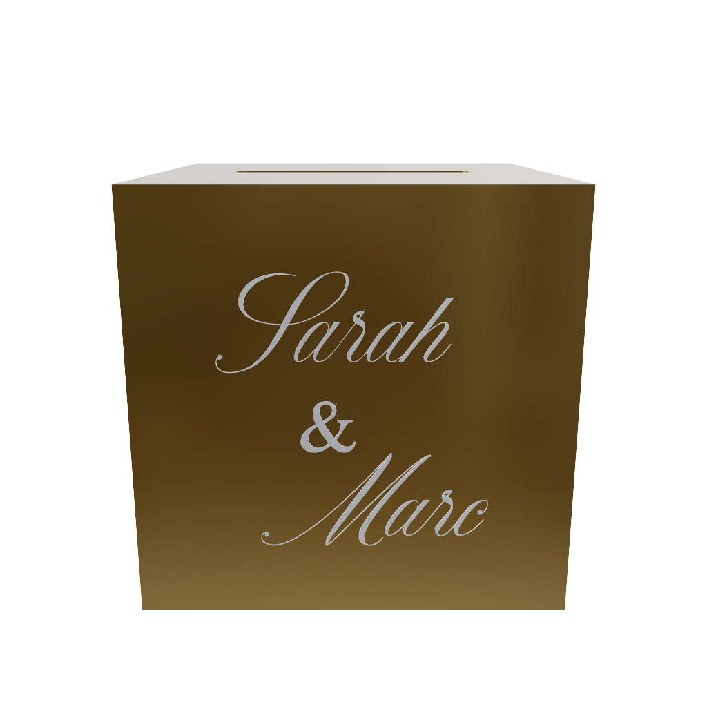 Personalized Card Box | Acrylic | Money, Ballot Wedding Box