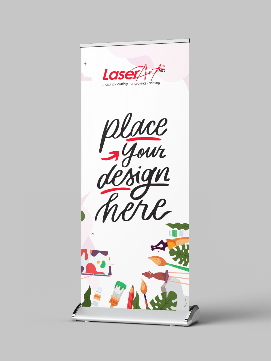 Roll - Up Banners - Laser Art MTL Main image
