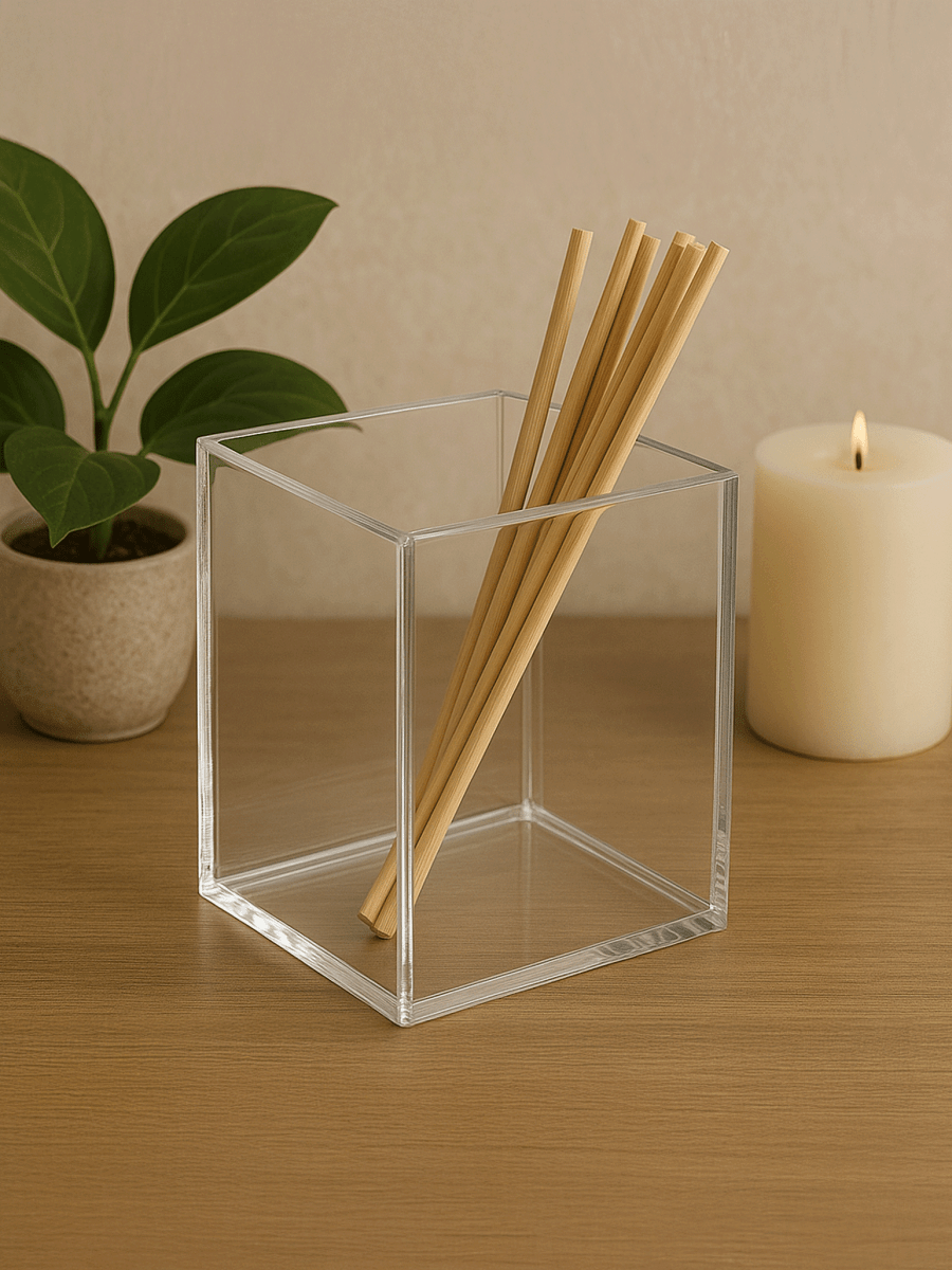 Transparent And Clear Acrylic 5-sided Box Secondary image