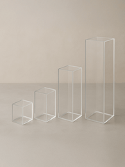 Transparent And Clear Acrylic 5 - sided Box - Laser Art MTL