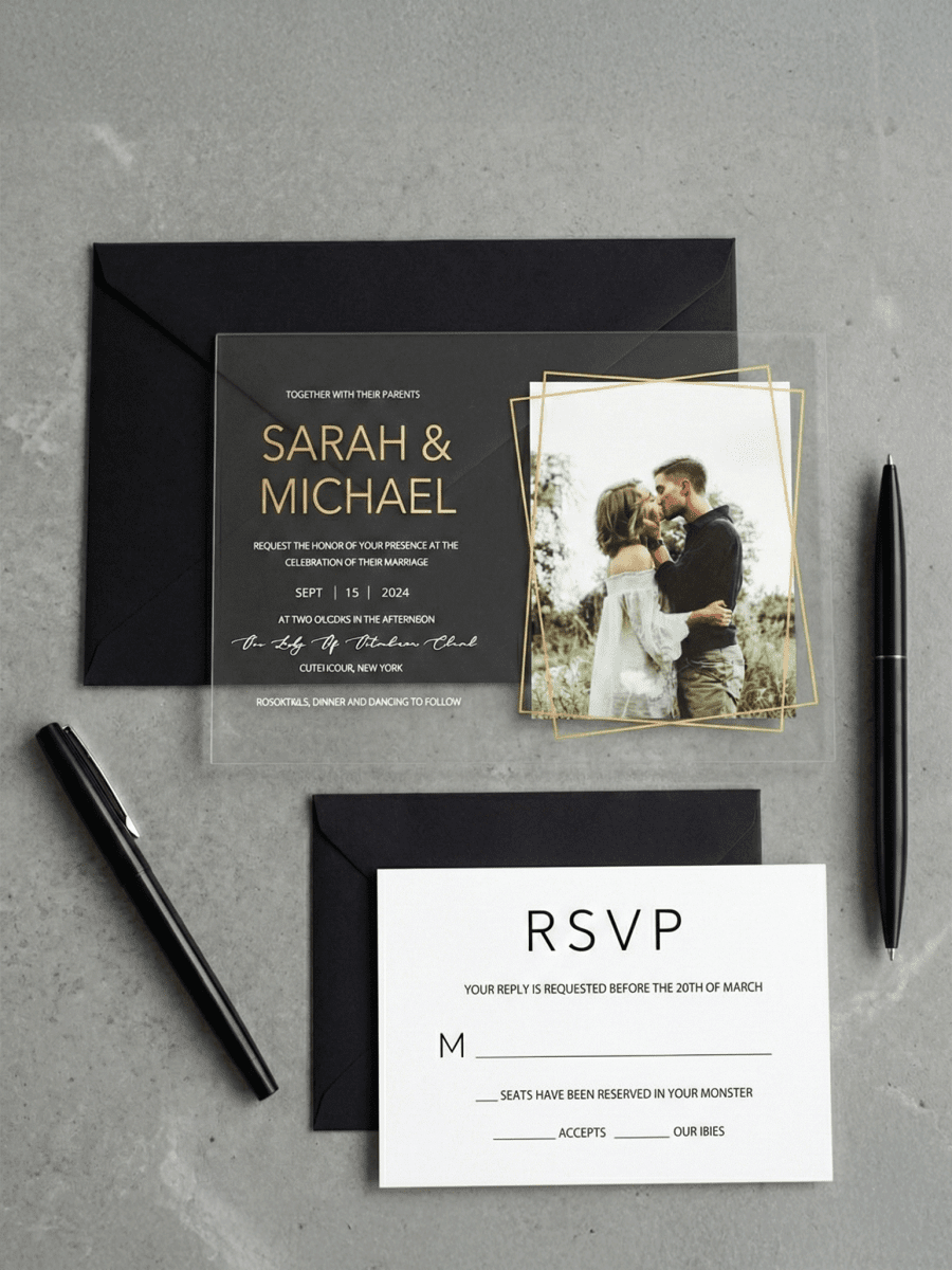 WEDDING INVITATION CARDS - Laser Art MTL Main image