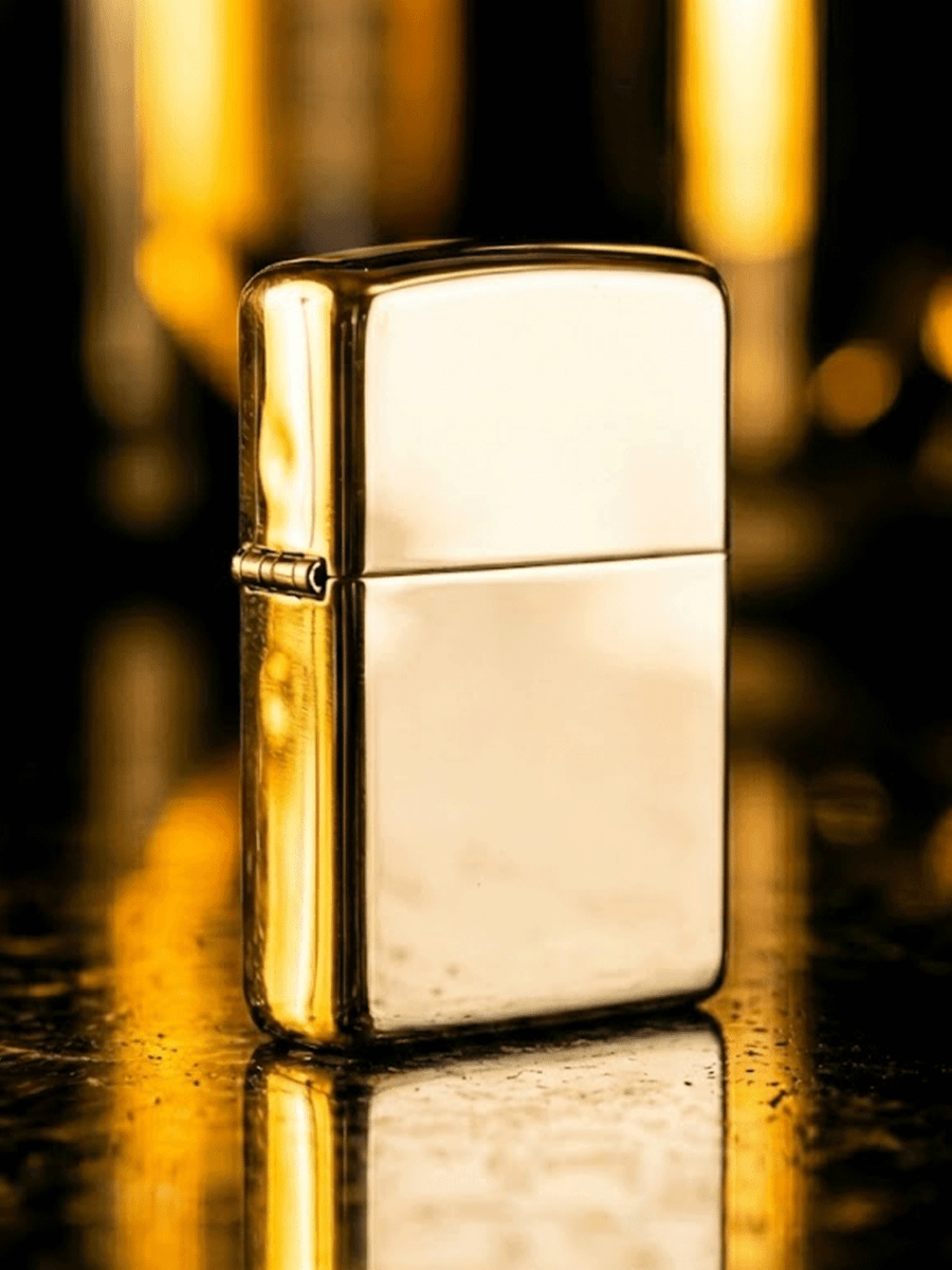 Zippo Armor® High Polish Brass | Custom Engrave - Laser Art MTL