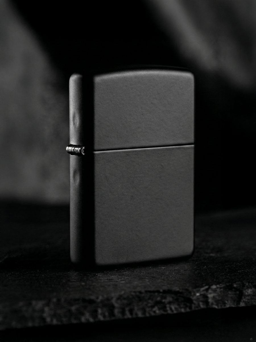 Zippo Black Matte | Custom Engrave - Laser Art MTL Main image