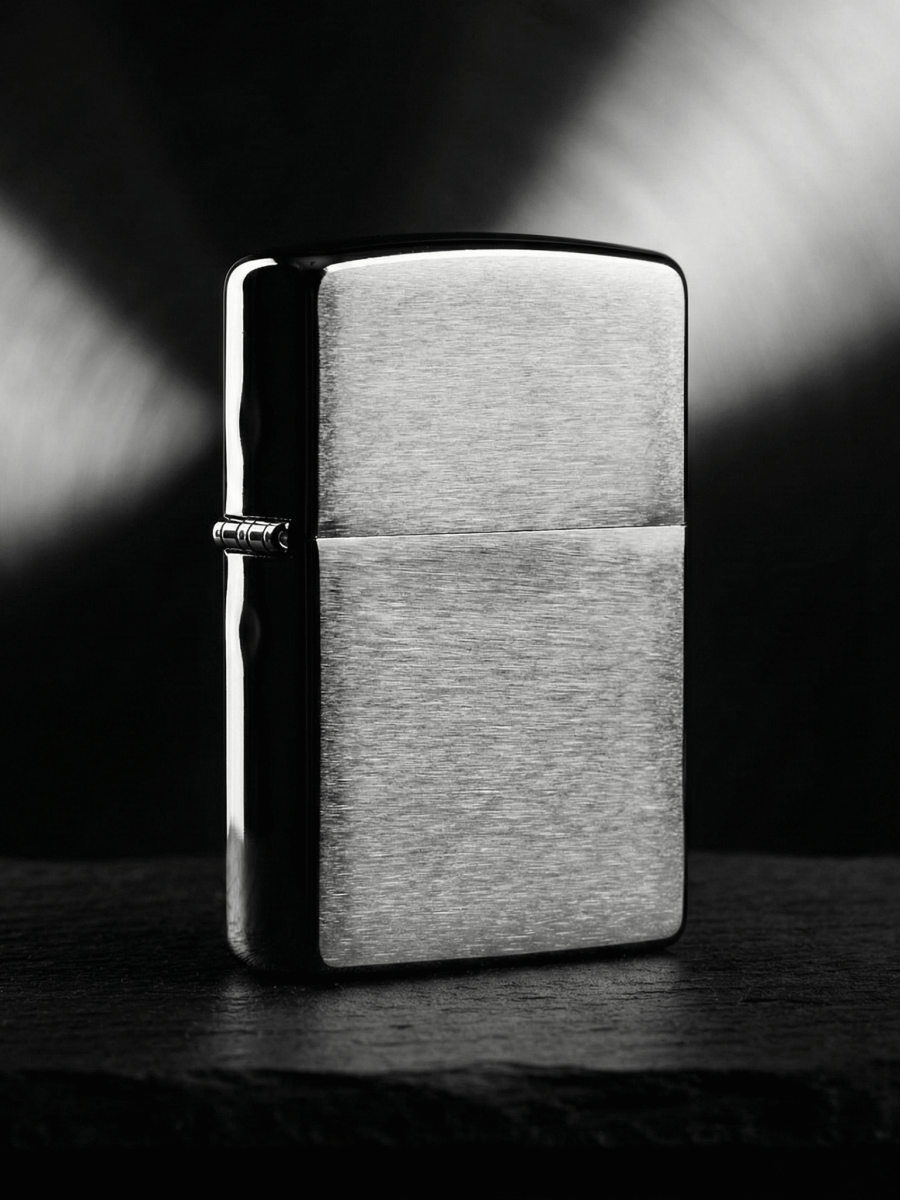Zippo Brushed Chrome | Custom Engrave - Laser Art MTL Main image