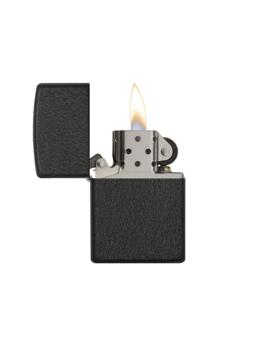 Zippo Classic Black Crackle® | Custom Engrave - Laser Art MTL