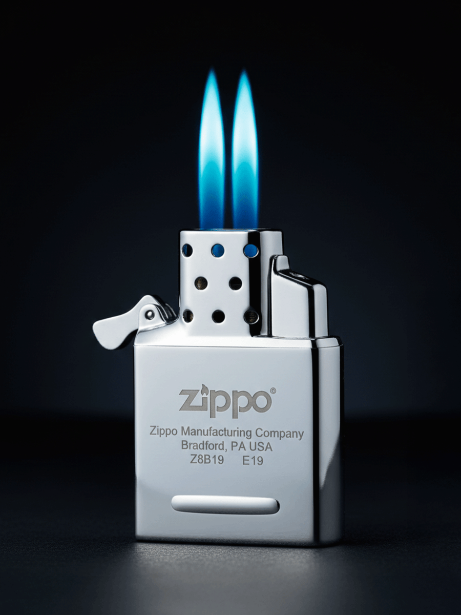 Zippo Double Flame Butane Insert - Laser Art MTL Main image