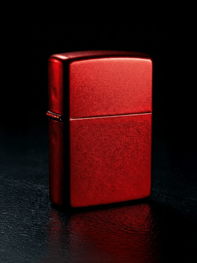 Zippo Metallic Red Matte | Custom Engrave - Laser Art MTL Zippo Metallic Red Matte | Custom Engrave - Laser Art MTL