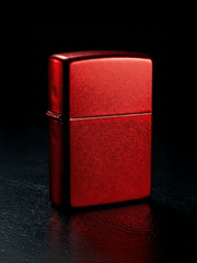 Zippo Metallic Red Matte | Custom Engrave - Laser Art MTL