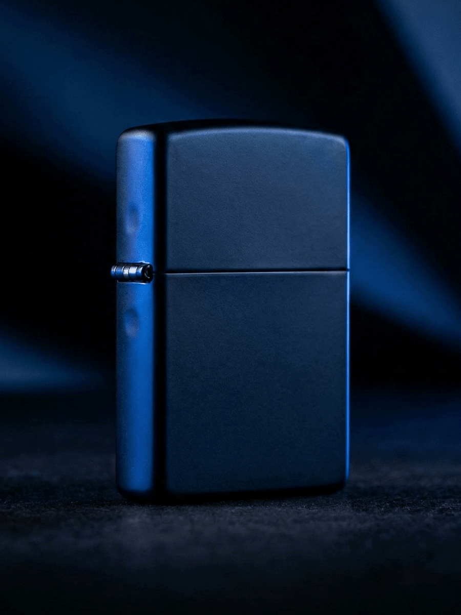 Zippo Navy Matte | Custom Engrave - Laser Art MTL Main image