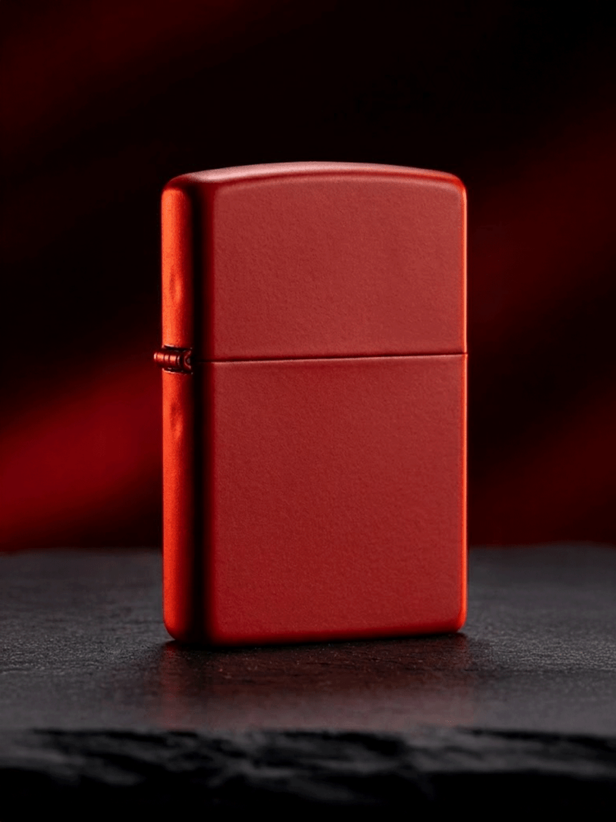 Zippo Red Matte | Custom Engrave - Laser Art MTL Main image