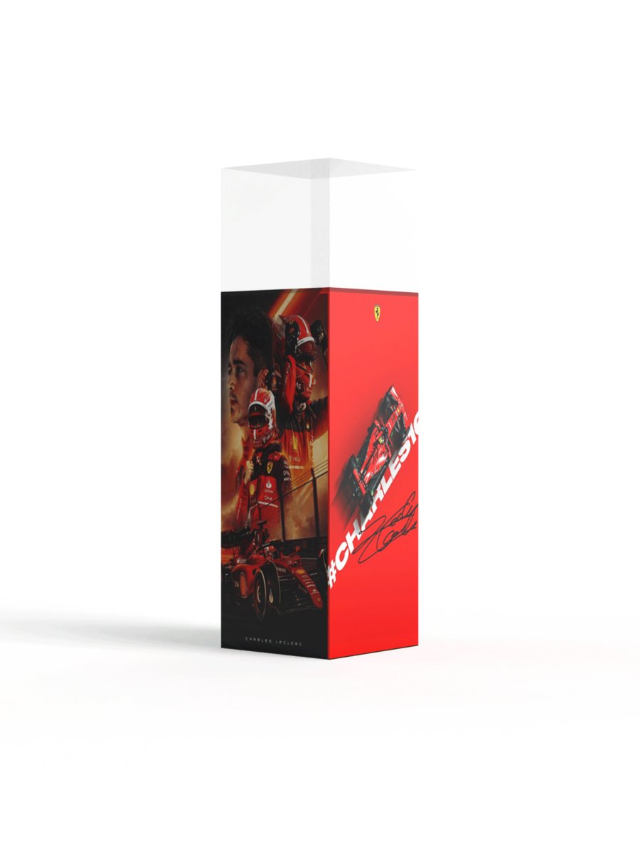 Custom Pedestal Display Case - Laser Art MTL Main image