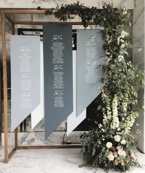 Custom Photo Seating Chart Custom seating chart wedding 60 photos - Vianawedding.com