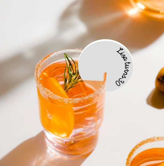 Drink Tags - Events - Wedding - Laser Art MTL Main image