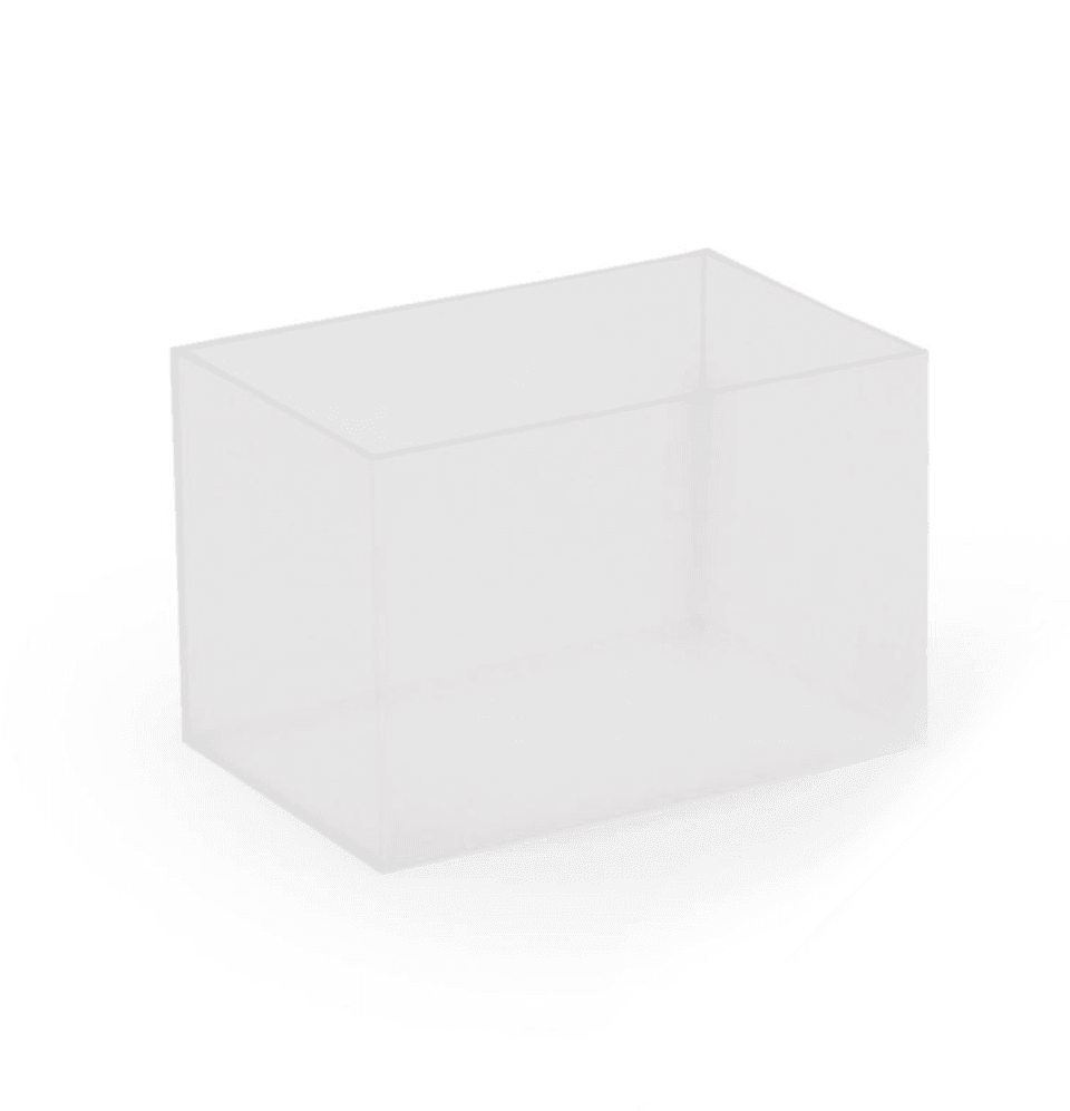 Frosted Acrylic 5-Sided Box - Laser Art MTL